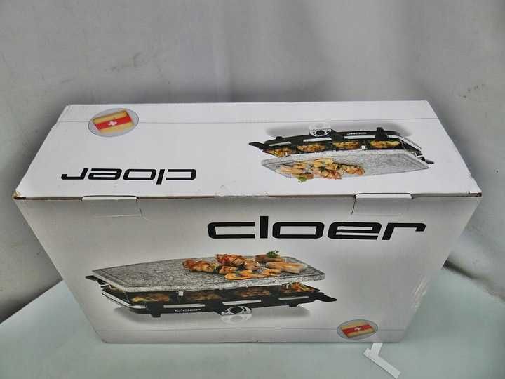 Raclette grill elektryczny Cloer 6430 czarny / 1200W / Kamienna płyta