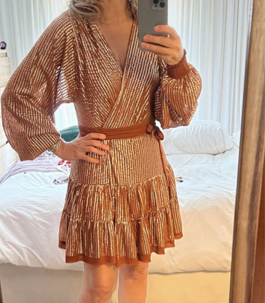 Vestido lantejoulas ASOS