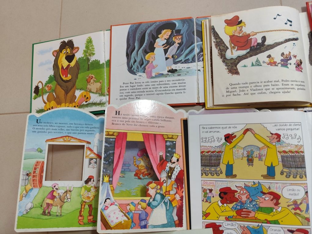 Lote de 23 livros Infantis - Ilustrados com texto