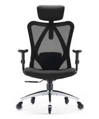 Krzesło biurowe, ergonomiczny fotel biurowy, regulowany, obrotowy,