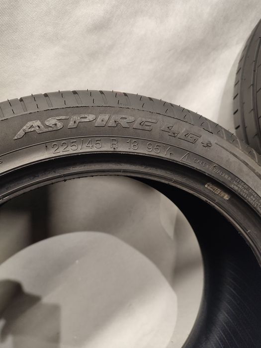 PARA 2 szt. APOLLO 225/45 R18 (225/45/18) JAK NOWE 7,9mm | DOT 2024