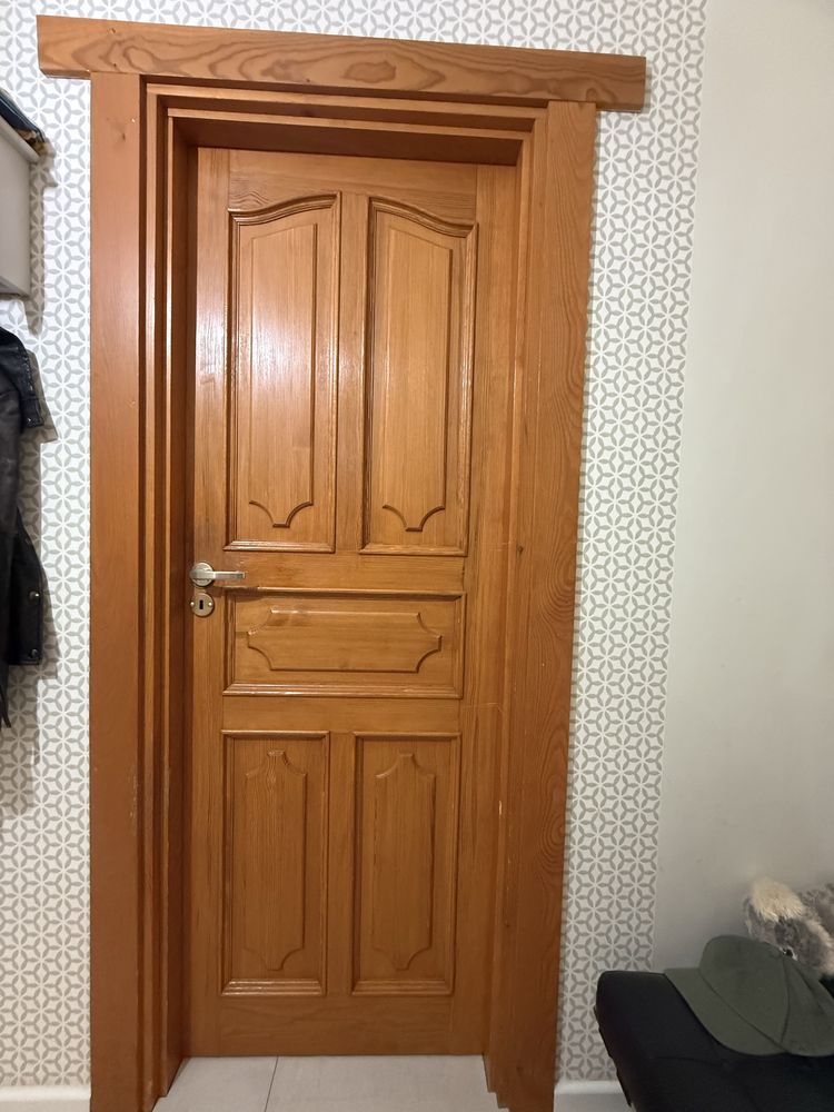Komplet Drzwi Sosnowych Drewnianych