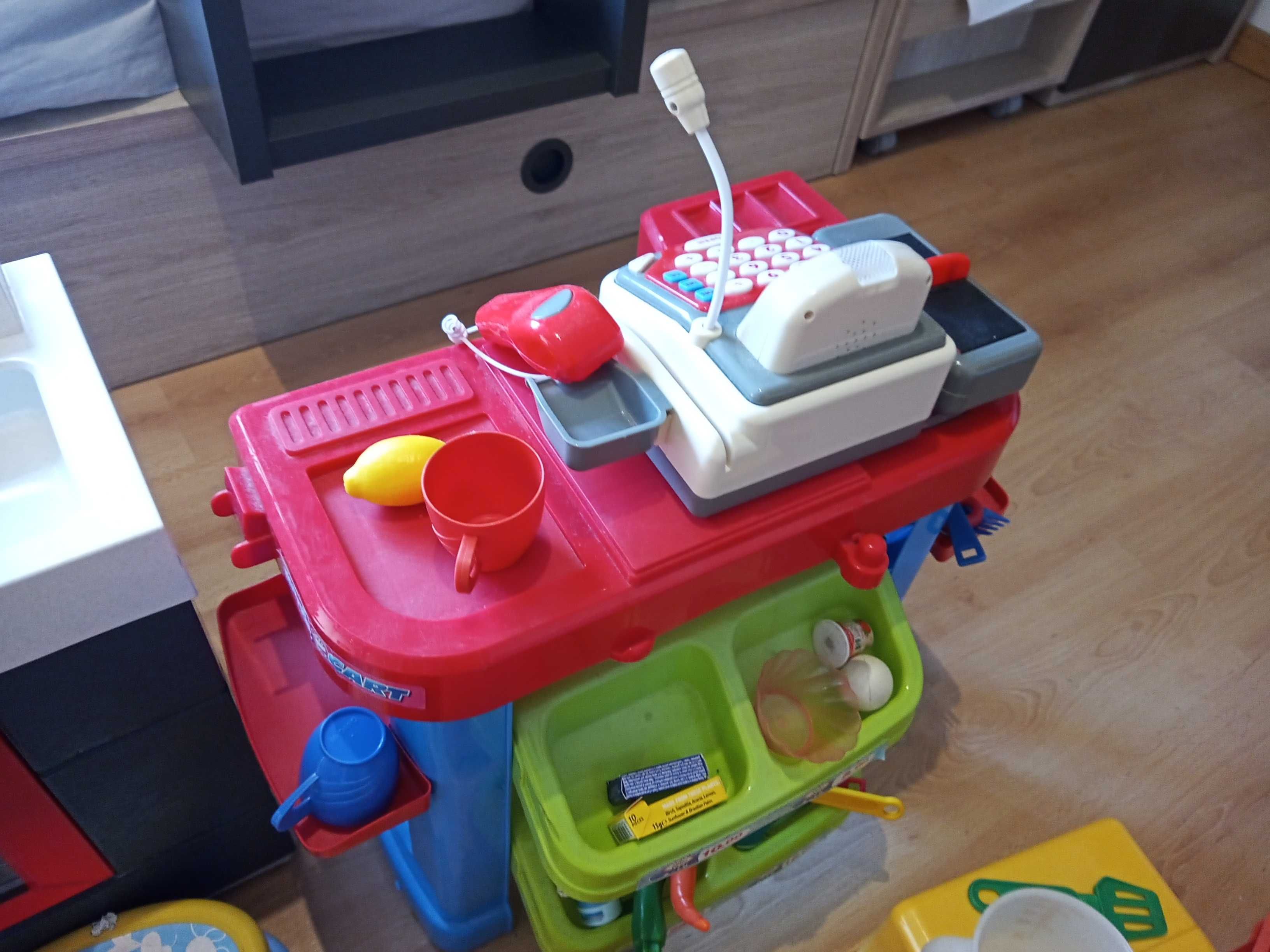 Conjunto cozinha e mercearia para brincar