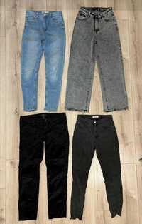 Джинси, штани, широкі джинси, вузькі джинси