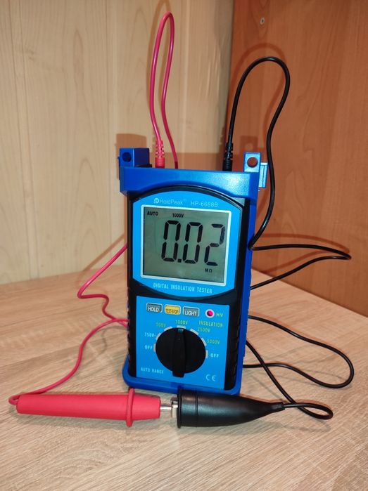 Мегаомметр цифровий HoldPeak HP-6688B (з гарантією)