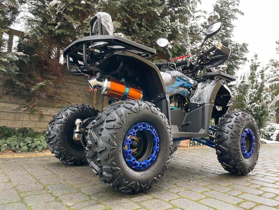 QUAD 150 Pelikan RUGBY NAJMOCNIEJSZY Ledy Hak Raty Dostawa Duże Koła