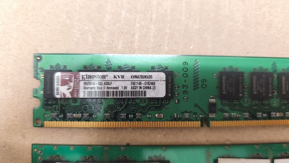 Memoria Ddr2 Kingston Kvr667d2n5