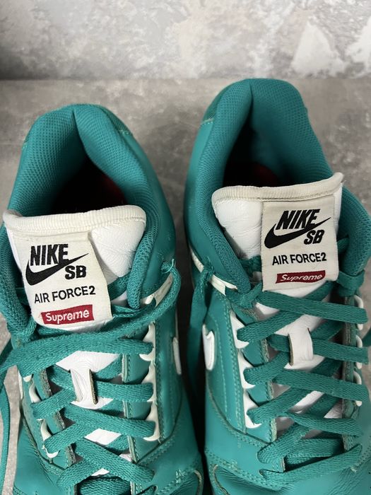 Кросівки шкіряні Nike SB Supreme Air Force 2 100% оригінал