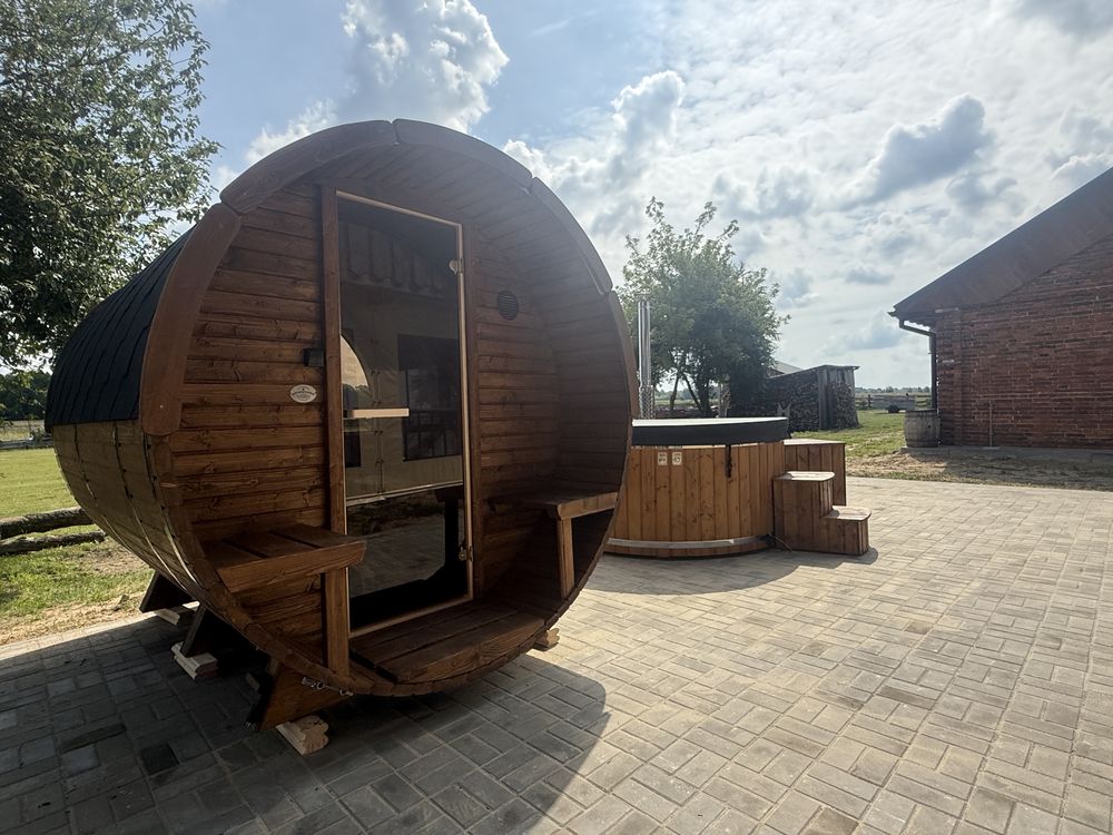 Oskarówka nad Bugiem, Szuminka 9 km Okuninka, balia sauna