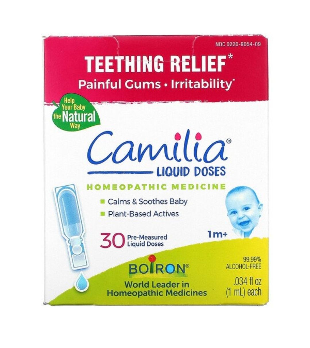 Camilia, средство для снятия боли при прорезывании зубов