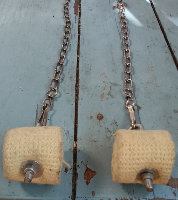 Malabares de fogo nunca usados