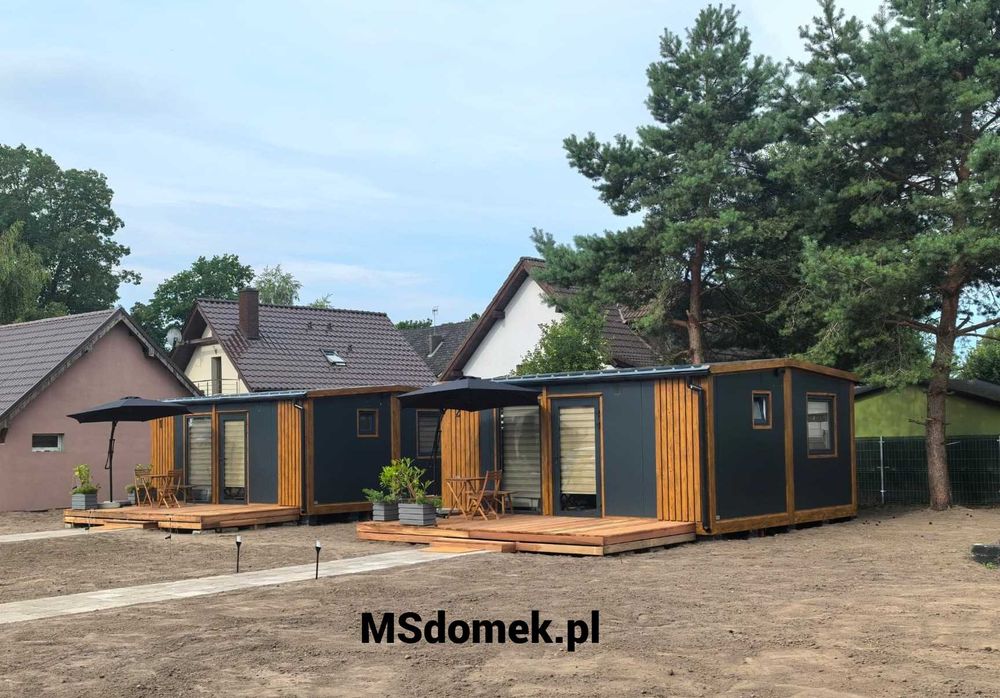 Domek modułowy całoroczny mobilny wyposażony pod klucz 35m2 Producent