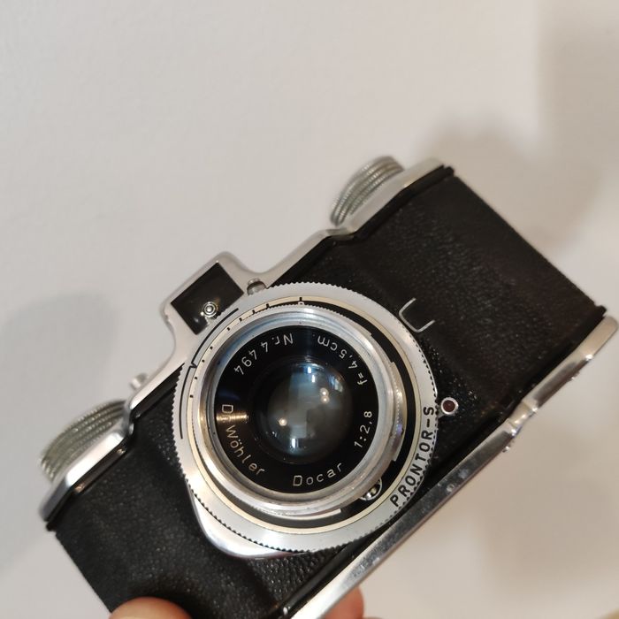 Máquina Fotográfica antiga Dr Wöhler Favor - fabricada na Alemanha