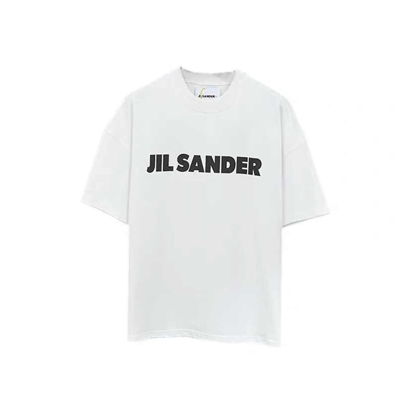 Жіноча футболка JIL SANDER Білий | Щільна, оверсайз