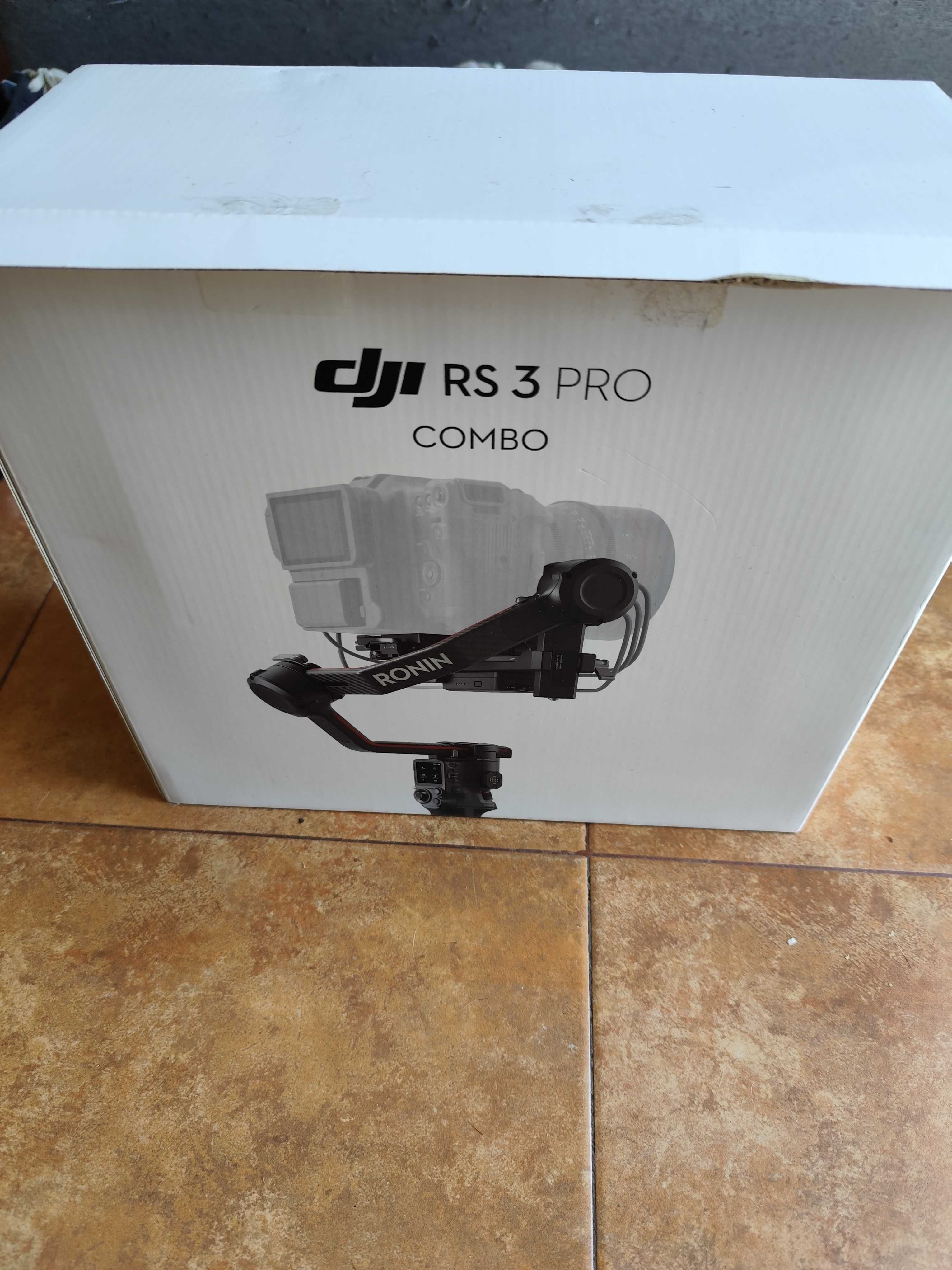 Gimbal DJI RS3 Pro Combo Preto, como novo, com fatura ,ver descrição.