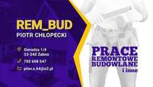 Prace remontowo - budowlane