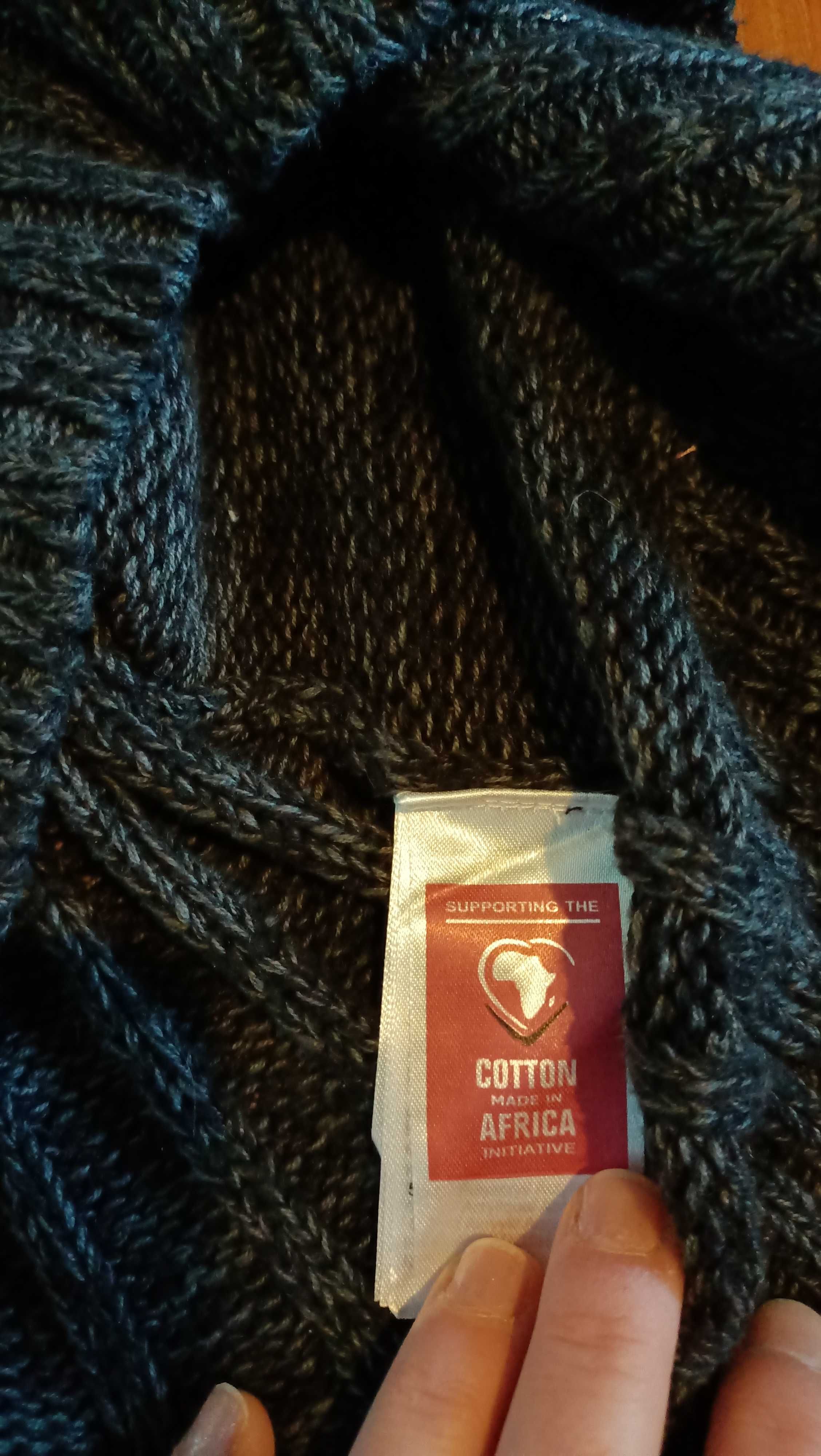 sweter męski z kapturem, r. M