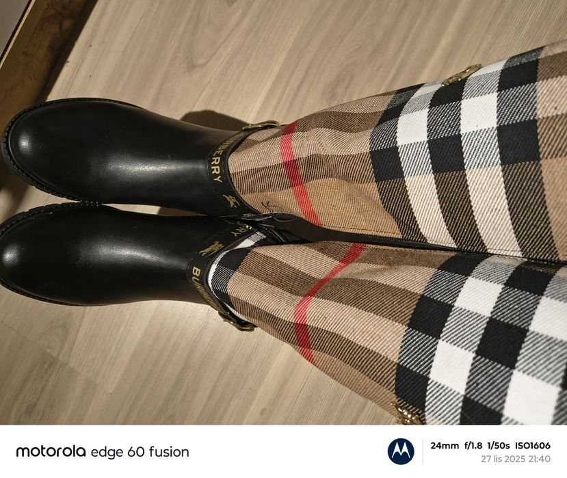 Kozaki damskie BURBERRY