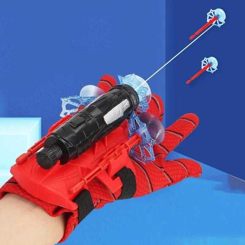 Игровой набор спайдермен перчатка человека паука, стреляющая паутиной