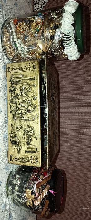 Zestawy biżuterii-czytaj opis!stal koloru złotego i srebrnego