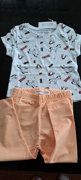 Koszulka+legginsy r.86-92 Nowe Minoti