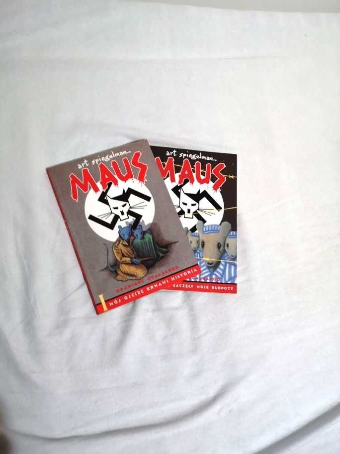 Judaiki- Komiks MAUS, opowieść ocalałego z Holokaustu, dwa tomy.