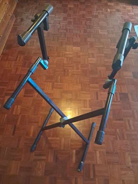 Suporte teclado duplo Proel