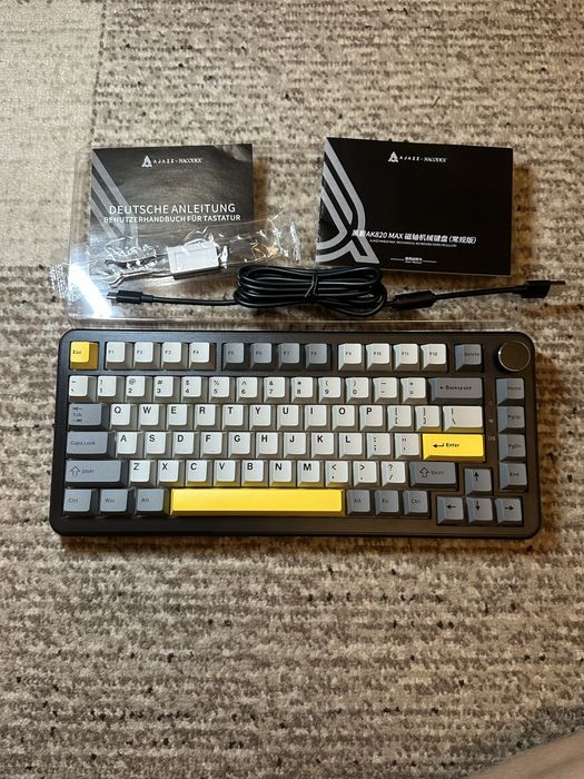 ‼️Магнітна клавіатура ajazz ak 820 max, 0.1mm