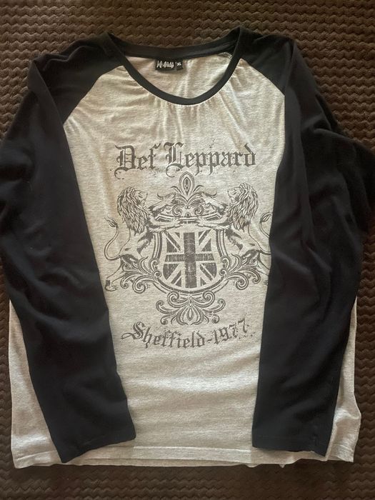 мерч def leppard кофта лонгслів