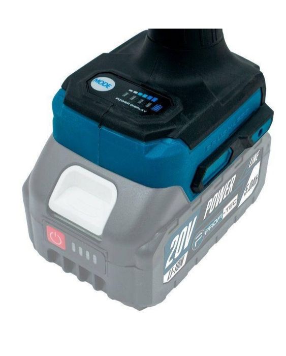 повітродувка акумуляторна 20 В, видування/втягування.1,1 м³/м,6насадок