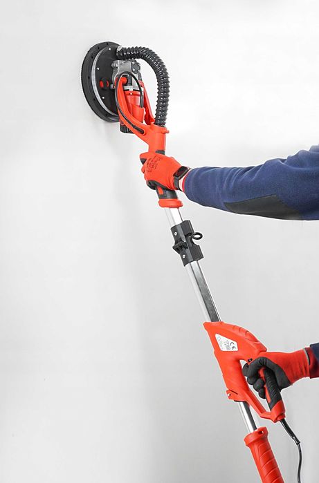 SZLIFIERKA ŻYRAFA DO GIPSU Gładzi Tynku Tynków LED Wysięgnik Składana