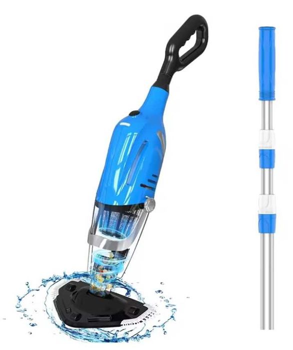 Bezprzewodowy odkurzacz do basenu 80 min z teleskopową rurą