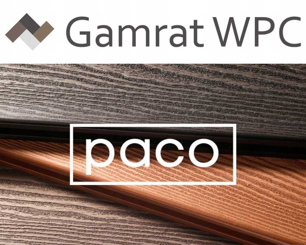deska tarasowa kompozytowa Gamrat Pełna Classic 160x20mm szary brąz
