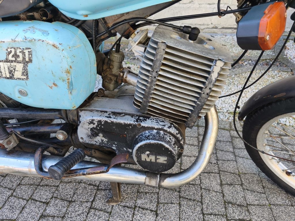 MZ ETZ 251 w oryginalnym lakierze