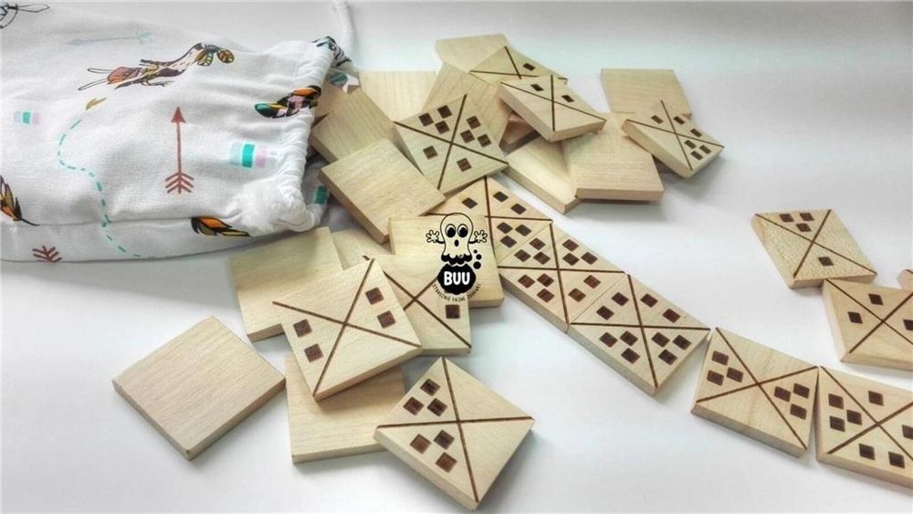 Quadrados - kwadratowe domino Buu ,230x167 mm