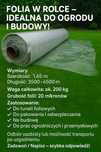 Folia rolka  1,65x3500m odporna na  UV waga 200kg