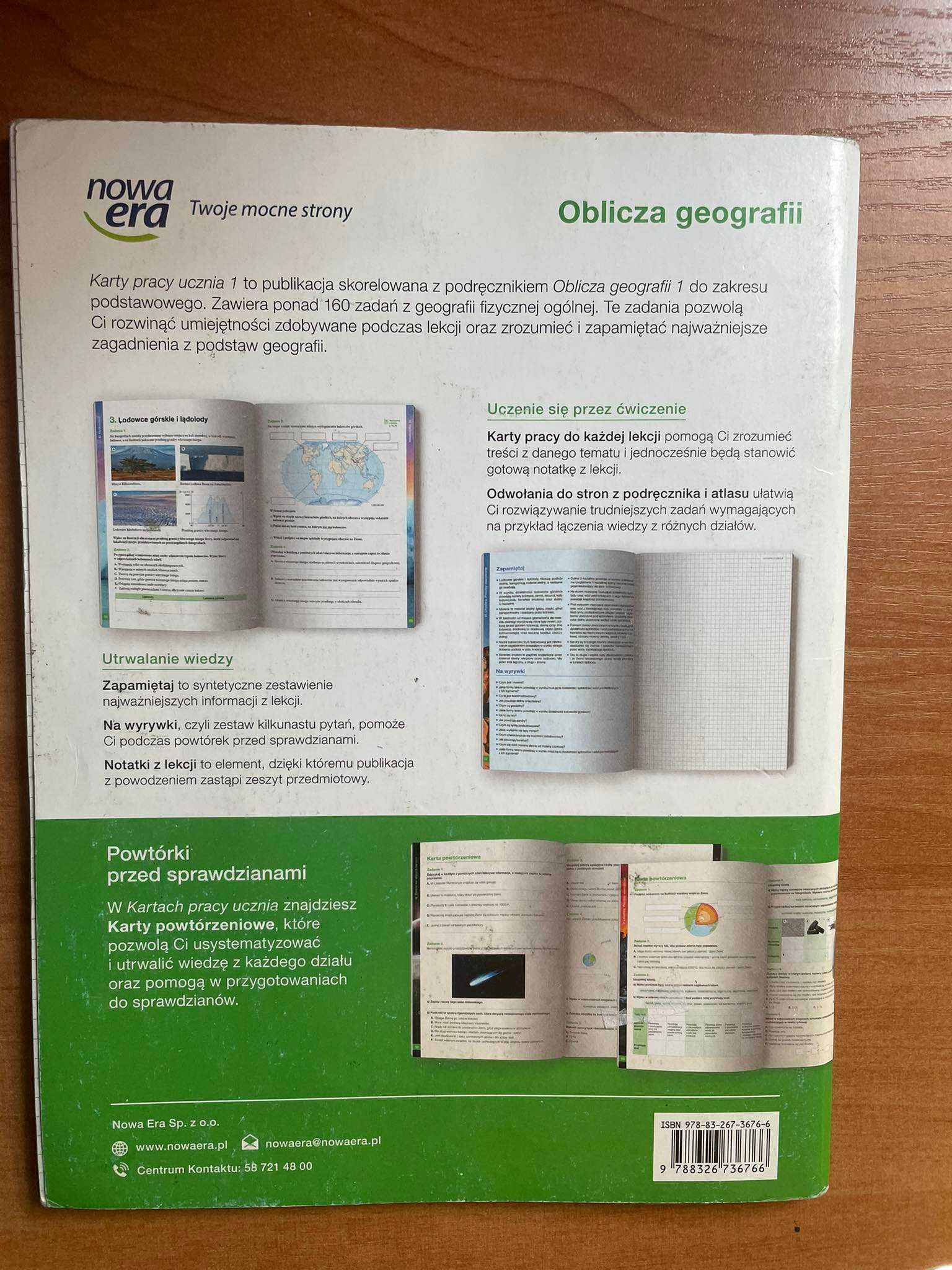 Ćwiczenia Oblicza geografii 1