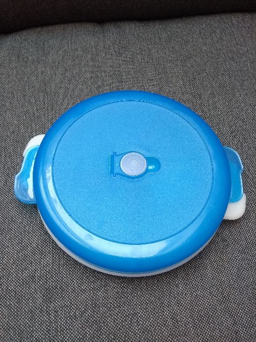 Pojemnik z przykrywką mikrofala Plast Team śr.23 cm WYSYŁKA