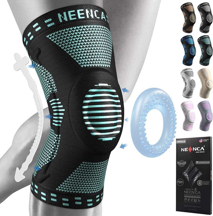 Nowa opaska na kolano / orteza / stabilizator NEENCA !R-L! 5223!