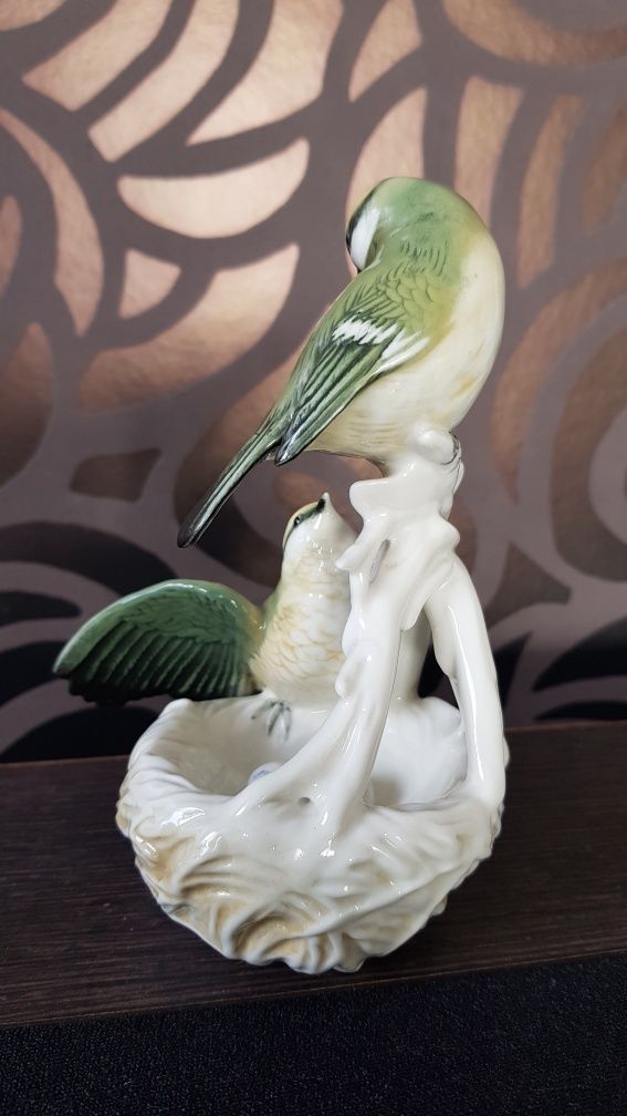 Figurka z porcelany Karl ENS ptaki