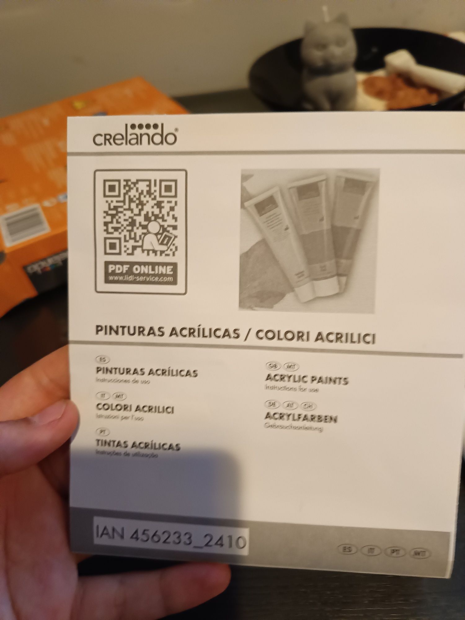 Tintas acrílicas Crelando