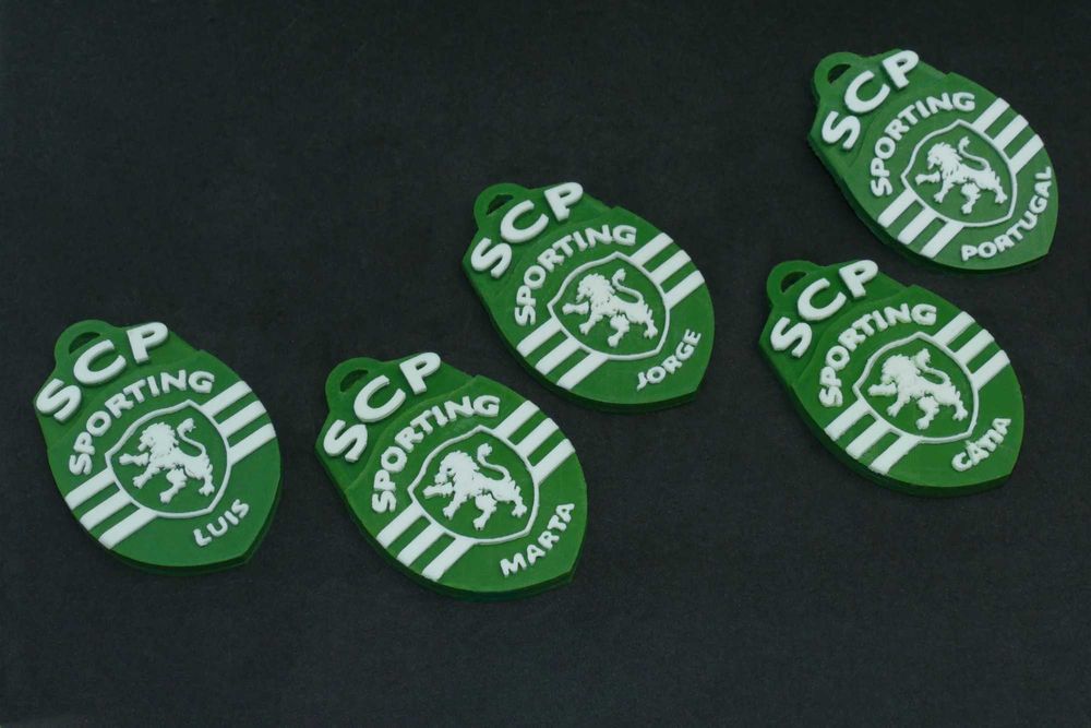 Porta Chaves Sporting Personalizado Com Nome