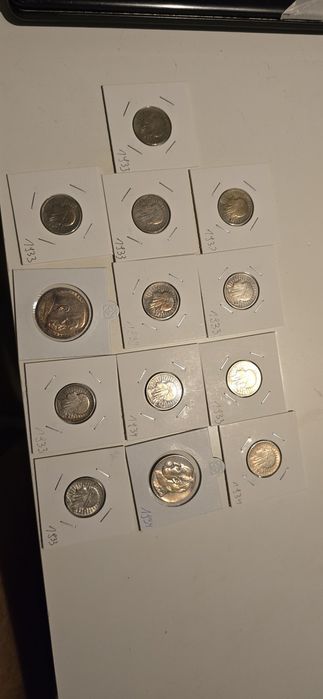 Monety srebrne przedwojenne 2rp srebro momety patyna