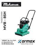Zagęszczarka Rolkowa Mikasa MVB-85 H waga 90kg HONDA GX120