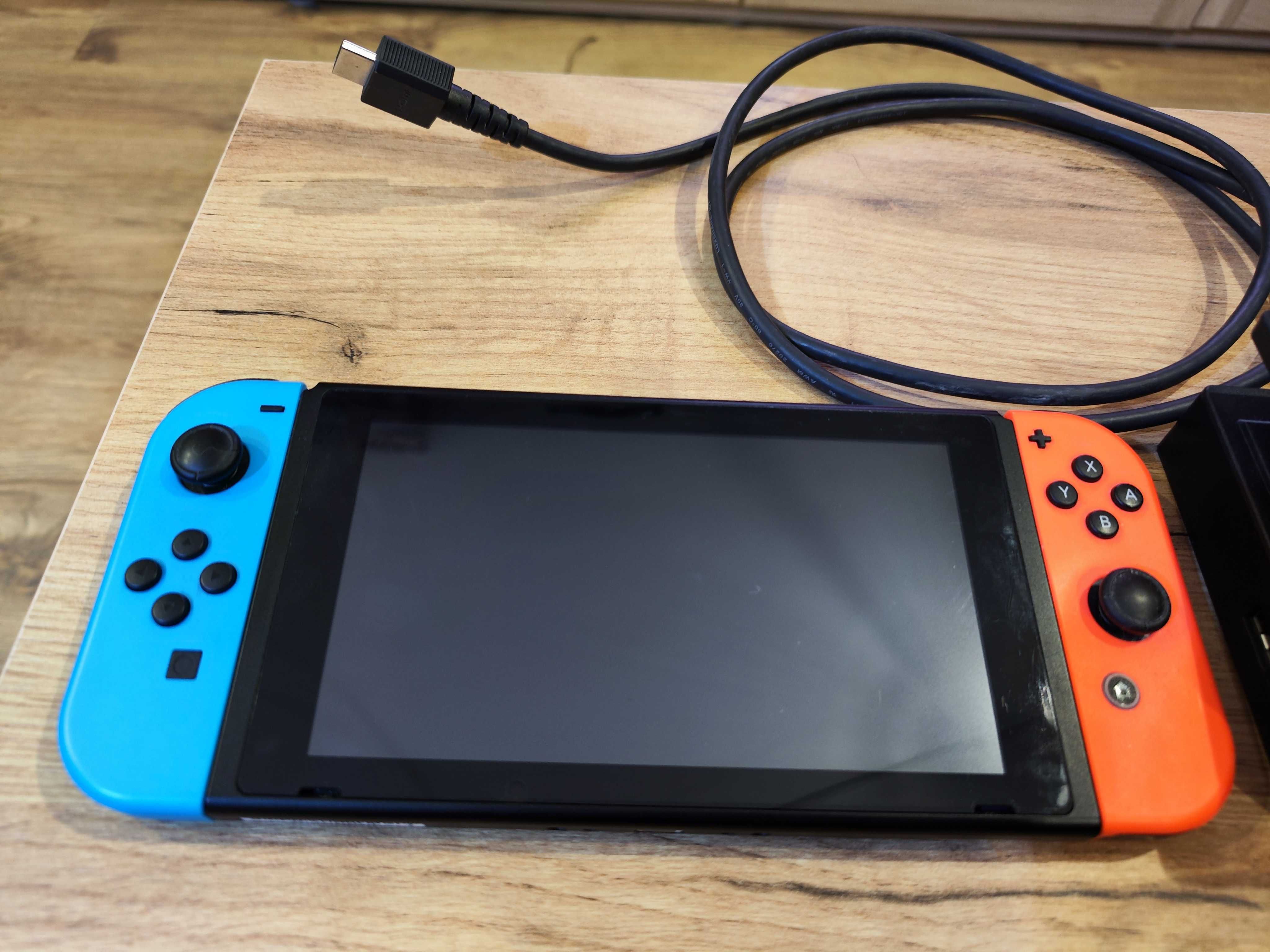Nintendo Switch v2 + dodatkowy zasilacz
