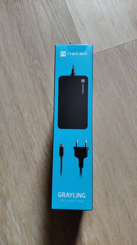 Zasilacz laptopów NATEC GRAYLING USB-C 65W ładowarka notepadów Lenovo