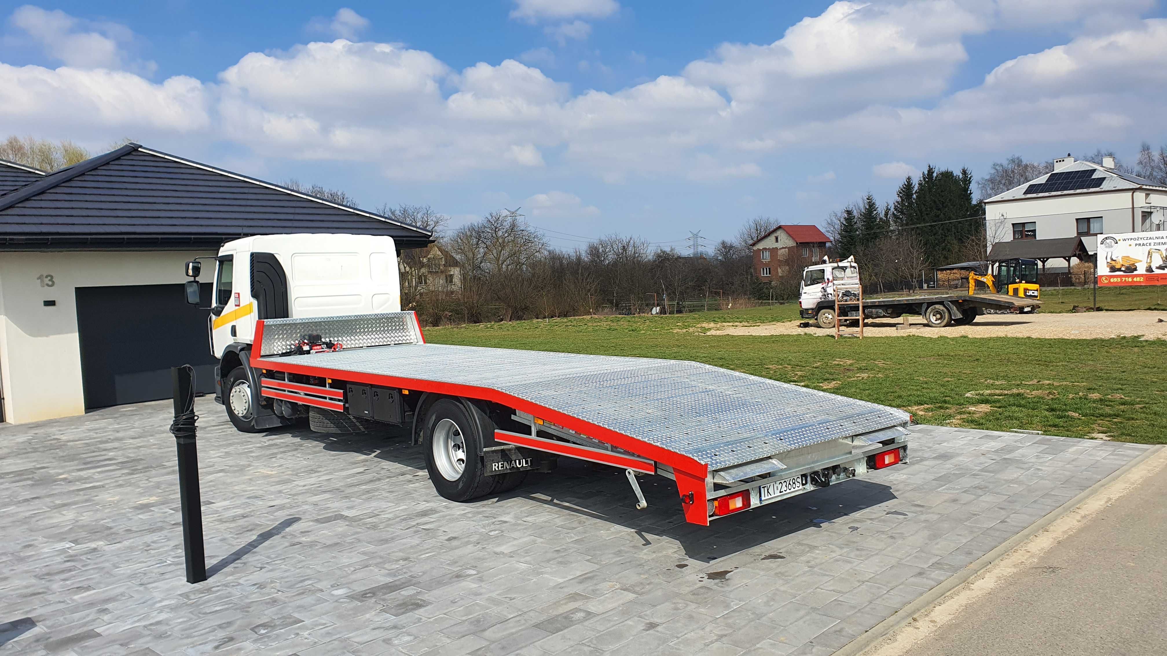 Renault Gama D18 17r auto laweta nowy najazd pomoc drogowa Volvo FE