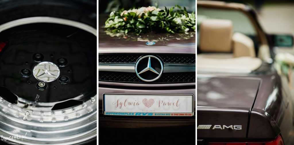 Zabytkowy samochód do Ślubu! Mercedes SL AMG kabriolet, cabrio Klasyk