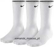 Kit 5 Pare de Meias Nike tubo longo (brancas/pretas) melhor qualidade