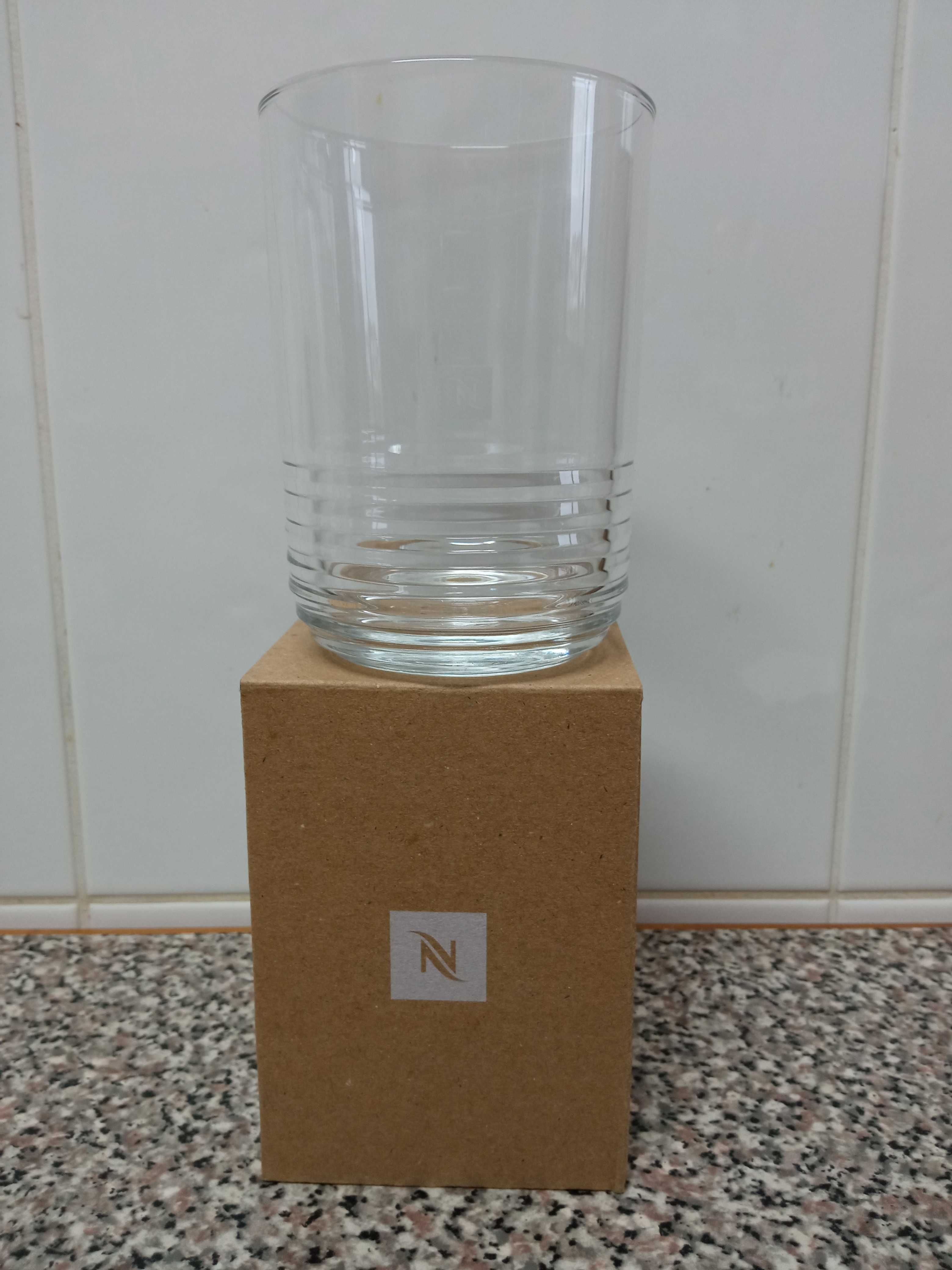 Conjunto 3 copos NESPRESSO Barista S, 350 ml, novo